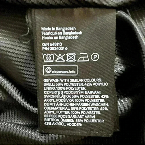 H&M Rainbow Tweed Mini Skirt Size 12 NWT - Picture 6 of 6